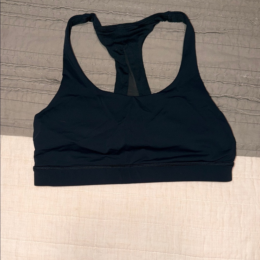 lululemon athletica Black Racerback Sports Bra